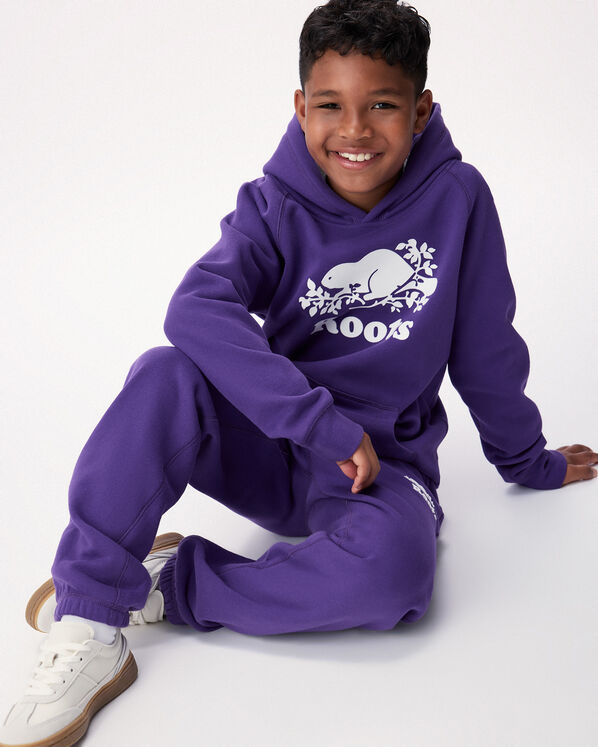 Chandail kangourou original &agrave; capuchon en coton bio pour enfants